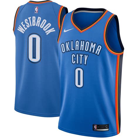 Gear up for a new season of Oklahoma City Thunder with Russell Westbrook Jersey, Thunder Uniform Category. . Okc russell westbrook jersey
